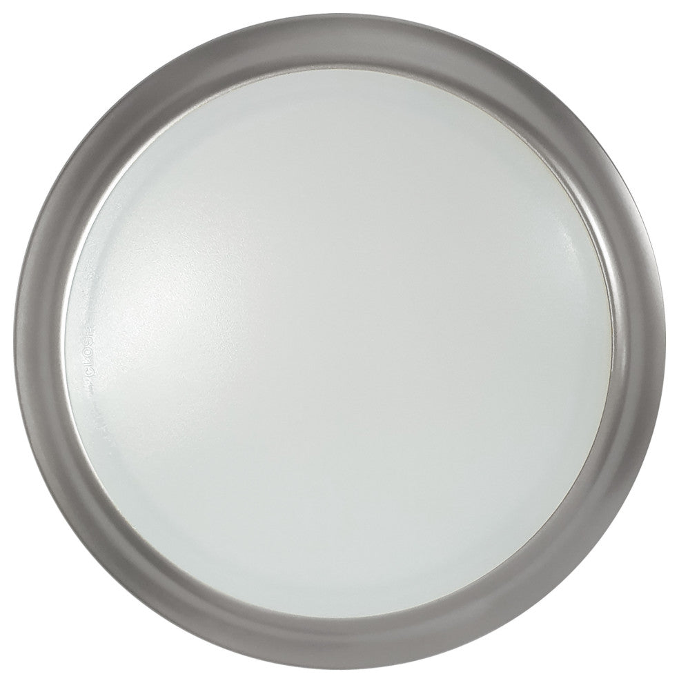 10 inch - LED Disk Light - 3000K - 6 Unit Contractor Pack - Brushed Nickel Finis
