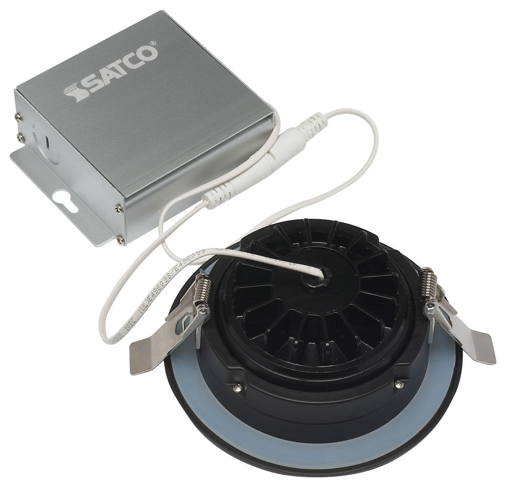 12 Watt LED Downlight - Gimbaled - 4 in. - 120 Volt - Round - Remote Driver