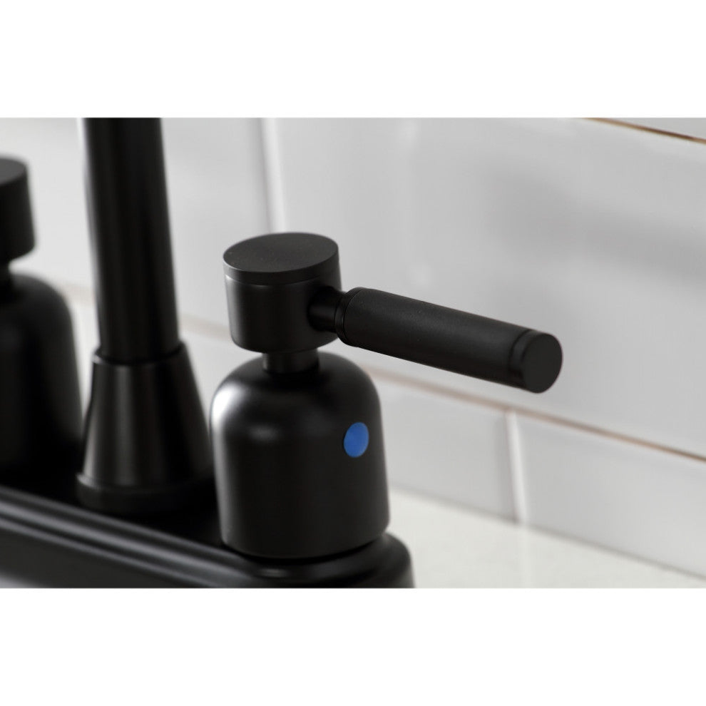 Kingston Brass KB8490DKL Kaiser Bar Faucet, Matte Black