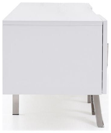 Modrest Legend 79"-Wide Modern White TV Stand
