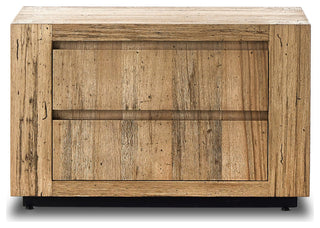 Abaso Nightstand Rustic Wormwood Oak