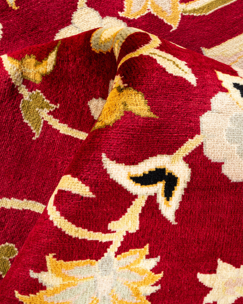 Mogul, One-of-a-Kind Hand-Knotted Area Rug Red, 9' 3" x 11' 10"