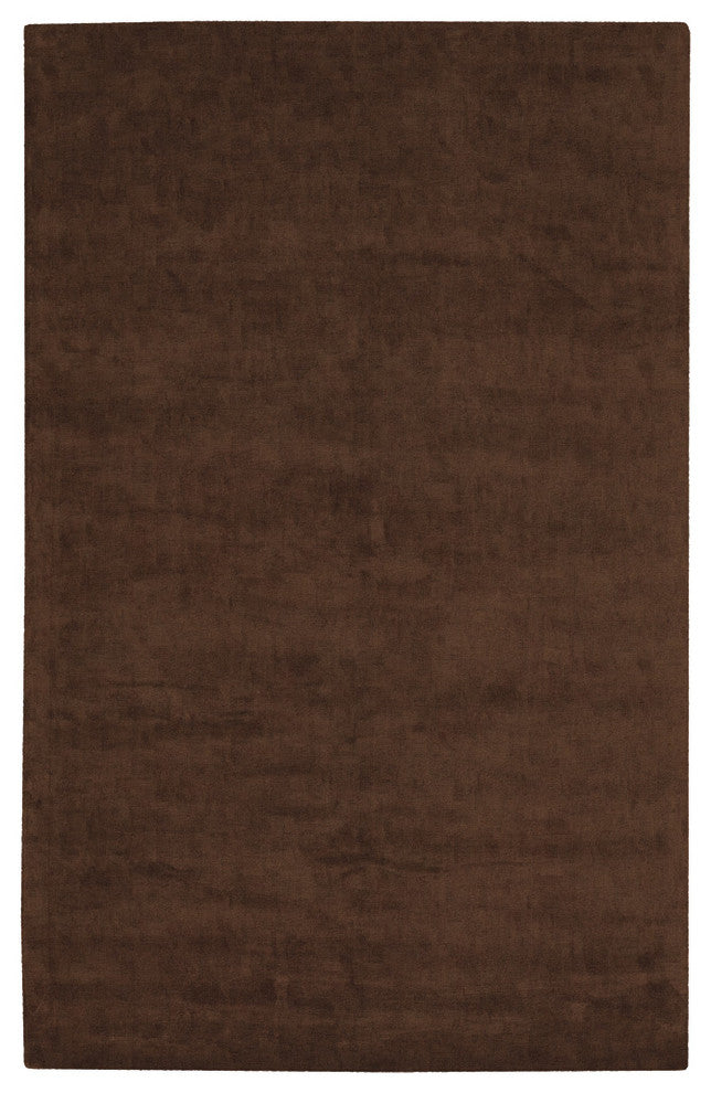 Gloria Contemporary Area Rug, Brown, 7'9"x10'6" Rectangle