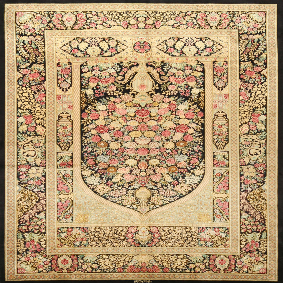 Ahgly Company Indoor Square Traditional Area Rugs, 7' Square