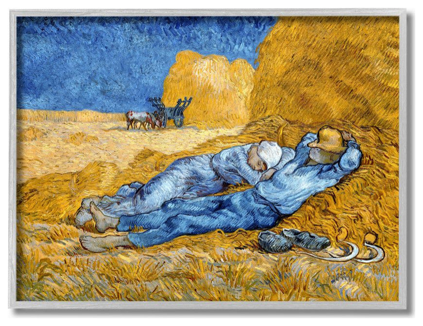 Break Time Yellow Blue Van Gogh Classical Painting, 11"x14"
