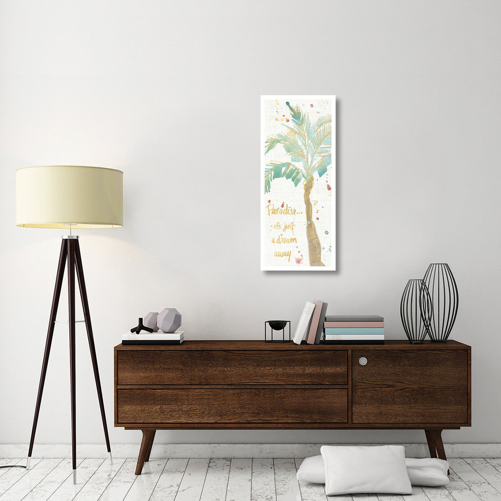 "Flamingo Fever IX" Digital Paper Print by Anne Tavoletti, 18"x42"