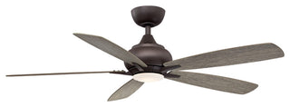 Doren 52" Fan, Matte Greige With LED Light Kit