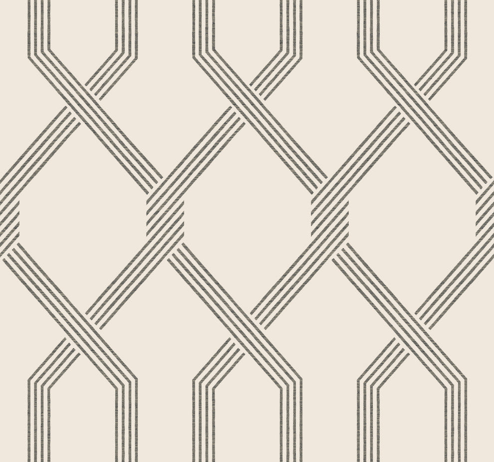 Palisade Black Wallpaper