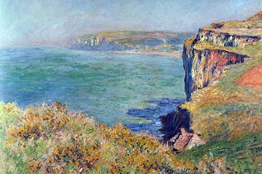 Cliffs at Varengeville - Fine Art Giclee Print 24" x 36"