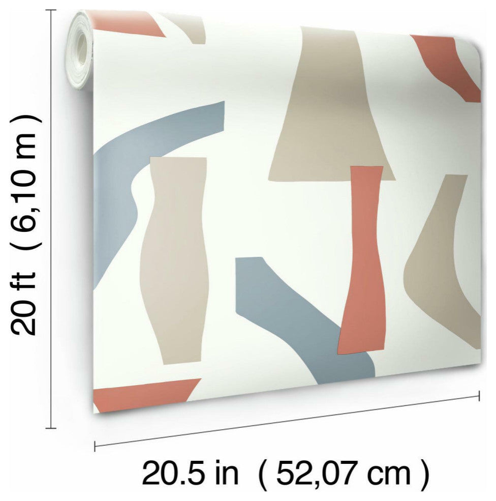 Modernist Peel and Stick Wallpaper