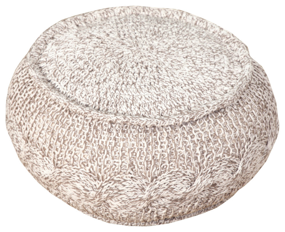 Natural Jute Pouf