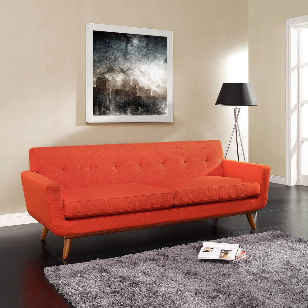 Modern Contemporary Living Room Sofa Atomic Red