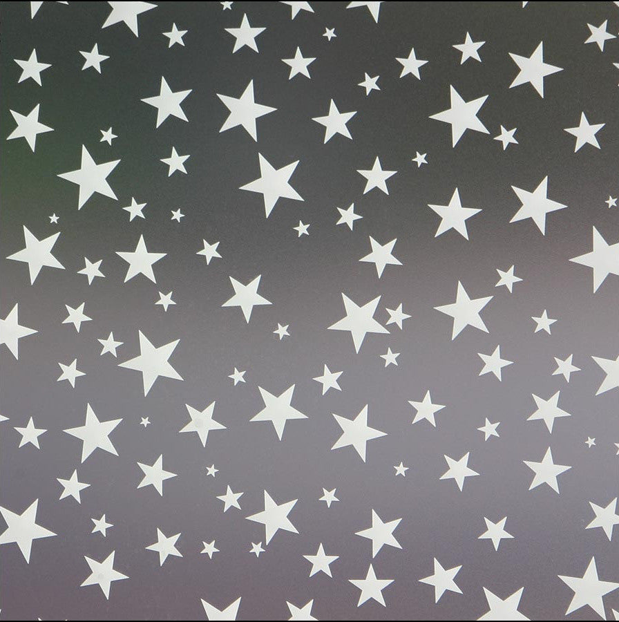 Star Struck Privacy Window Film, Non-Adhesive, Large 48"x84"