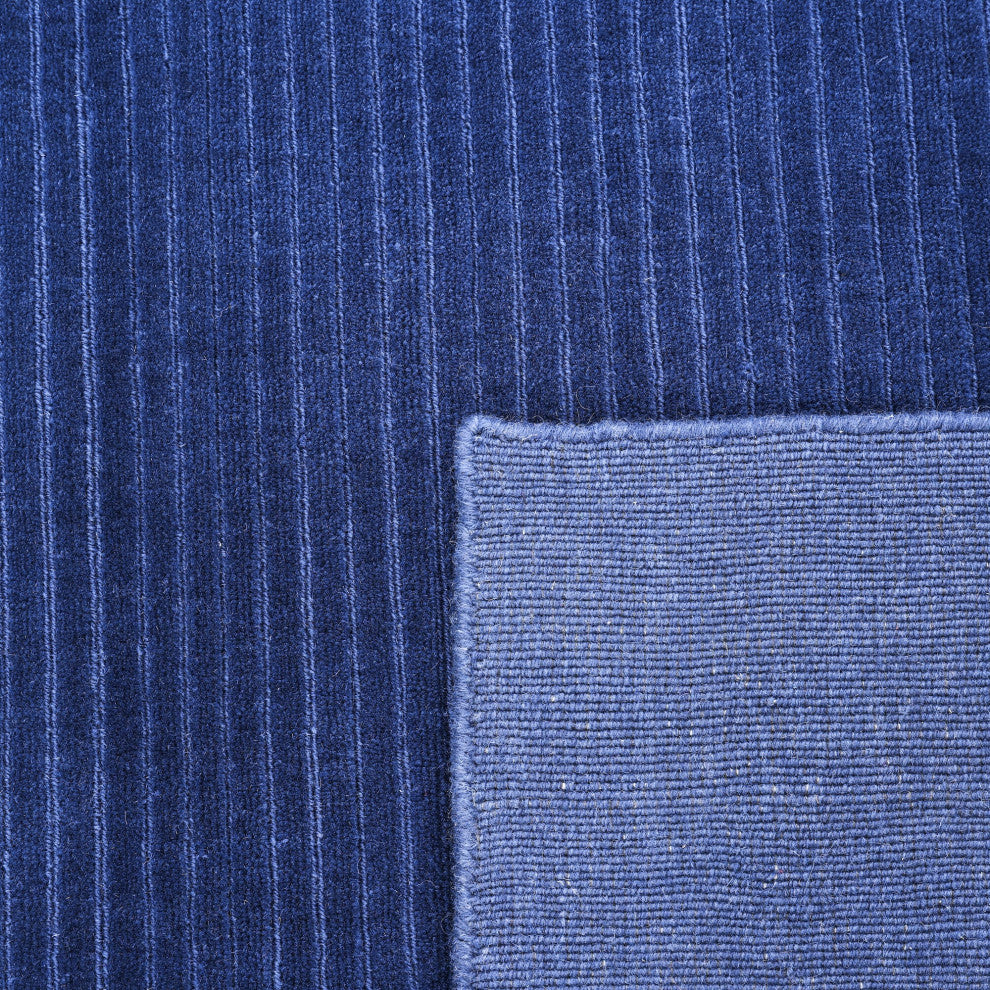 Cairo Handmade Area Rug Blue, 8' 0" X 10' 0"