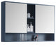 Fine Fixtures Surface Mount Bathroom Medicine Cabinet, Blue.