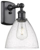 Innovations Lighting 516-1W-BK-GBD-754-LED Ballston Dome 1 Light 8" Sconce