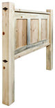 Big Sky Collection Rugged Sawn Panel Headboard, Queen, Natural
