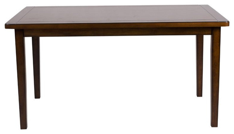 Lexicon Delmar 6 Piece Wood Dining Set in Espresso