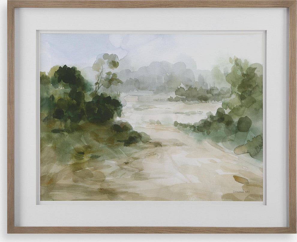 Uttermost 32381 Verdant 33" x 41" Framed Landscapes Graphic Print