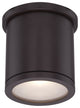 WAC Lighting Tube 5" Indoor or Outdoor LED Flush Mount, Bronze