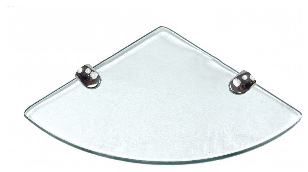 10"x10"Floating Corner Shelf Clear