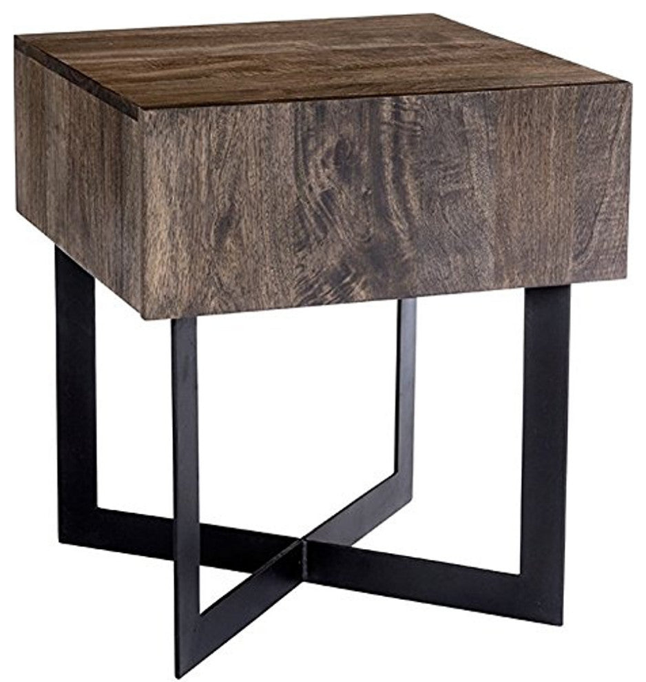 Contemporary Tiburon Side Table - Natural