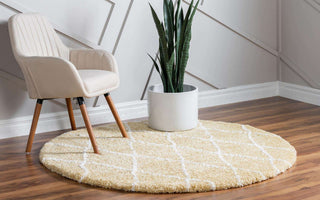 Shag Moroccan Shag 4'x6' Rectangle Saffron Area Rug