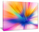 "Rays of Speed Yellow" Abstract Digital Art Canvas Print
