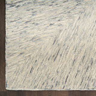 DKNY Pure Angles 3'9" x 5'9" Grey Modern Indoor Rug