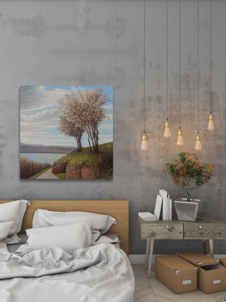 "Nature Is Home" Painting Print on Wrapped Canvas, 40x40
