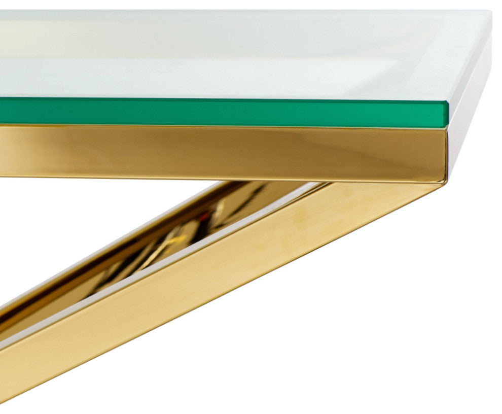 Brass Crossed-Leg Console Table | Eichholtz Connor L