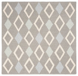 Safavieh Kids Collection, SFK101 Rug, Grey/Multi, 5' Square