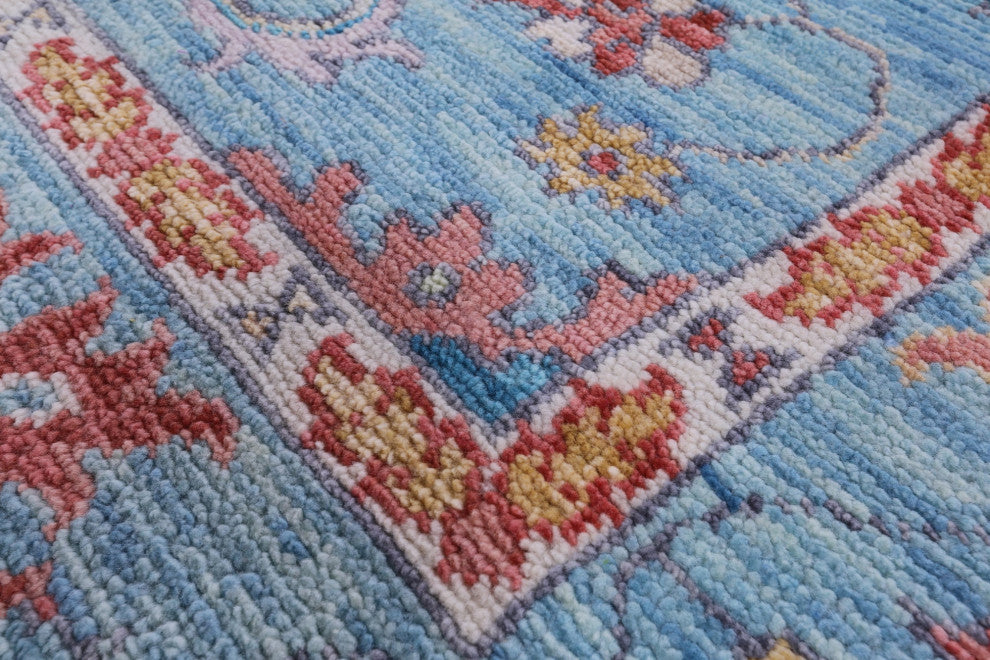 8' 5" X 10' 2" Turkish Oushak Hand Knotted Wool Rug - Q13328