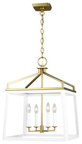 Generation Lighting, CC1554MWTBBS, Large Lantern, Matte White