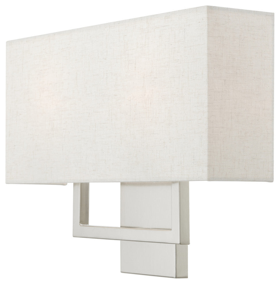 Pierson 2 Light Brushed Nickel ADA Sconce