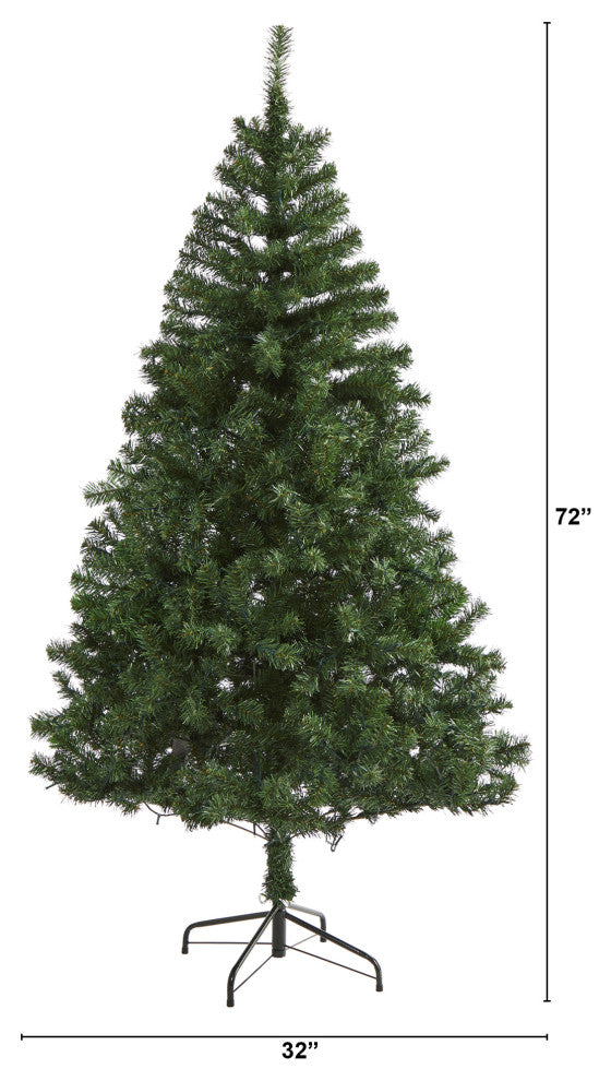 Nearly Natural 6' Northern Tip Pine Artificial Christmas Tree