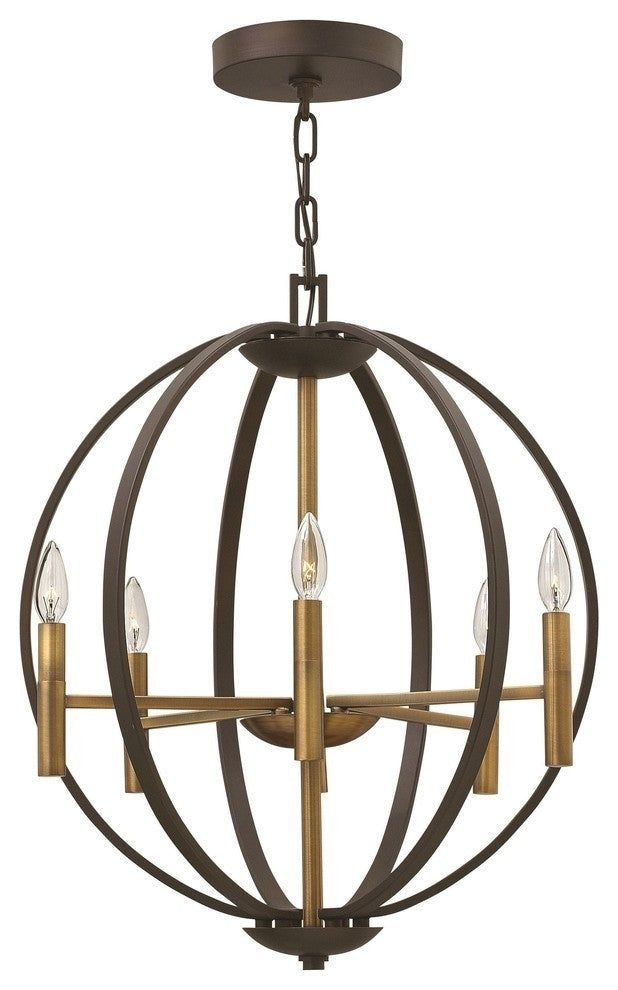 Hinkley Euclid Six Light Foyer Pendant 3466SB
