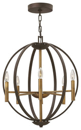 Hinkley Euclid Six Light Foyer Pendant 3466SB