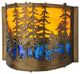 12 Wide Tall Pines Wall Sconce