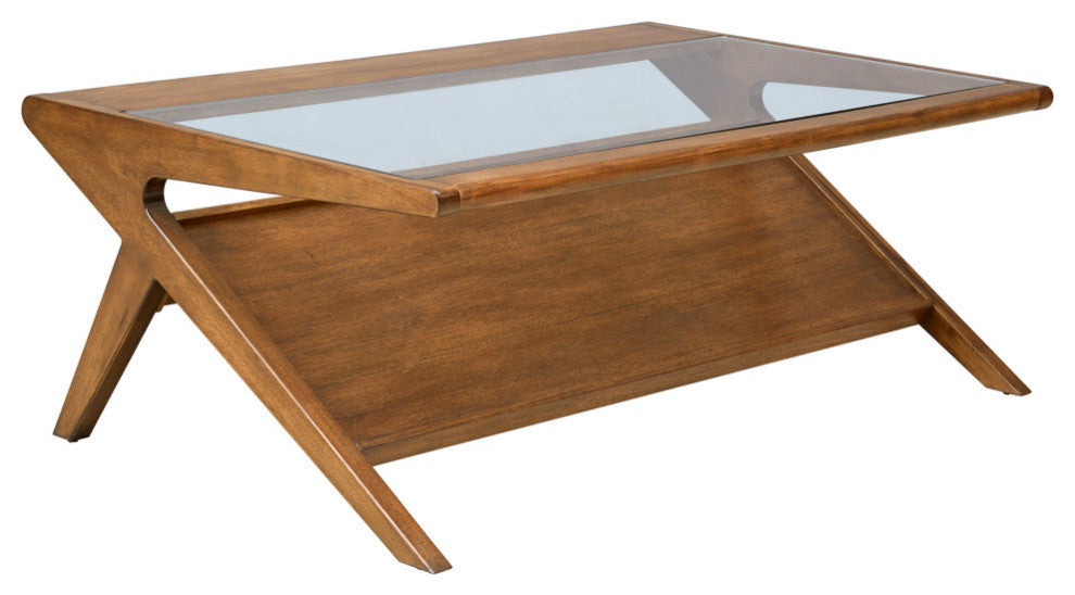 Ink+Ivy Rocket Coffee Table, Pecan