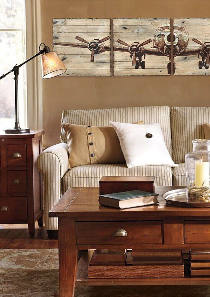 Irish Coast Small Coffee Table, Brown