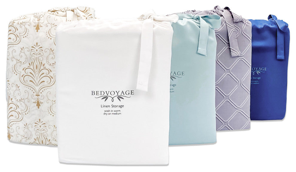 BedVoyage Luxury 100% Rayon Viscose Bamboo Duvet Cover With Shams, 3 Piece