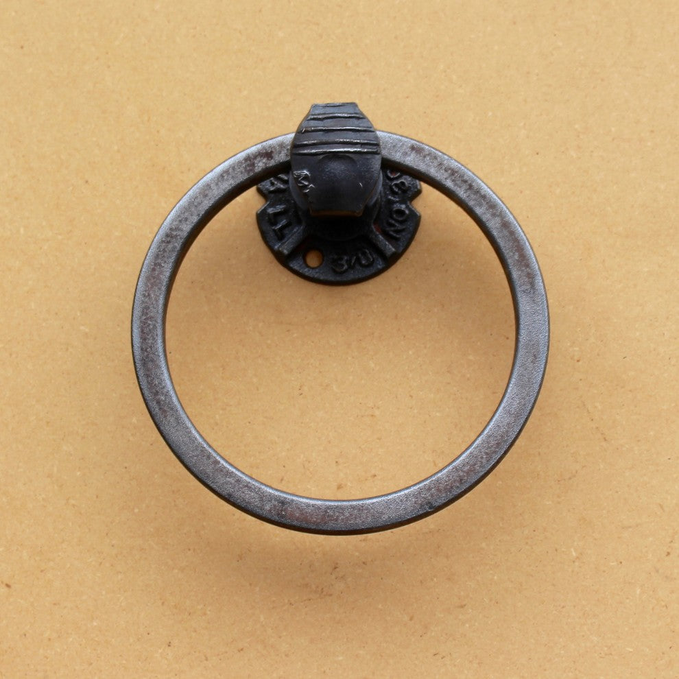 Railroad Spike Towel Ring, 6"