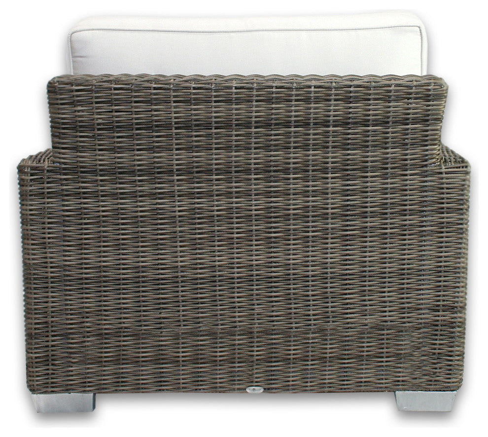 Palisades Outdoor Club Chair, Canvas Antique Beige