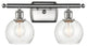 Innovations 516-2W-SN-G124-6-LED 2 Light Bath Vanity Light, Brushed Satin Nickel