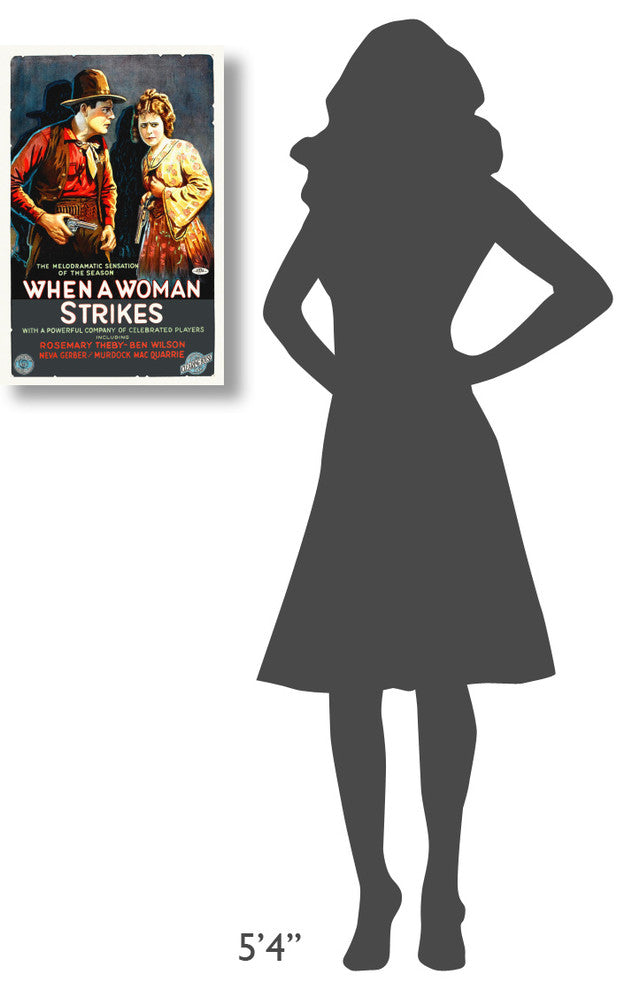 "When A Woman Strikes, 1919" Canvas Giclee by Hollywood Photo Archive, 16"x24"