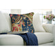 Marina Heriz Indoor/Outdoor Pillow, Red/Multi, 18"x18" Square