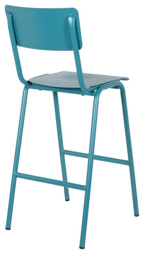 Corrisa 30'' Patio Bar Stool, Frosted Teal (Set of 2)