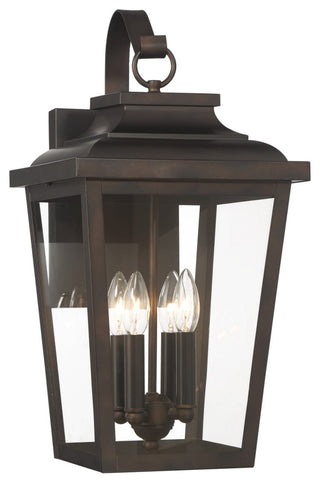 Minka Lavery Irvington Manor 4 Light Outdoor Wall Mount, Chelesa Bronze