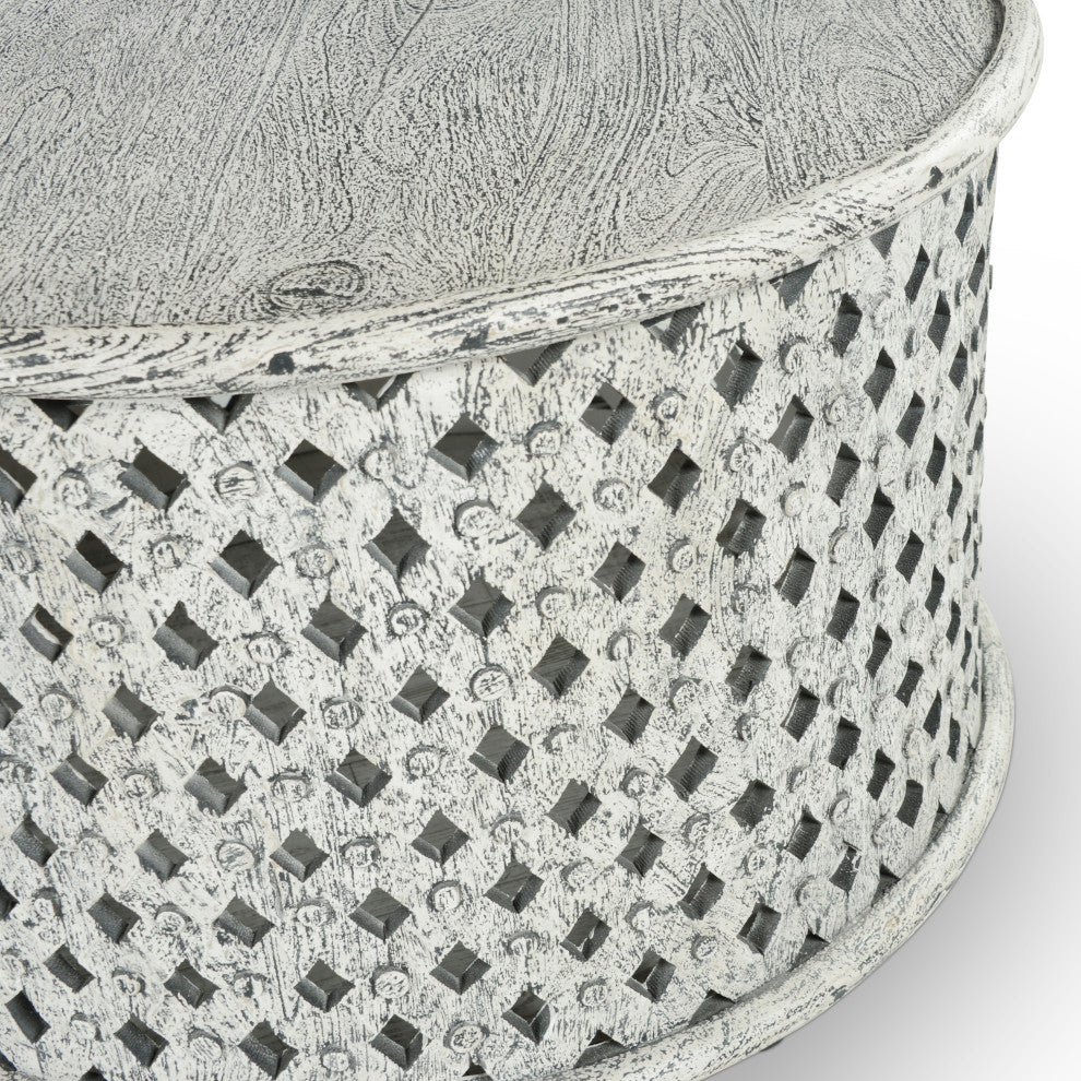 Samir Round Cocktail Table